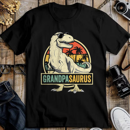 Best Grandpa Shirt, Proud Grandpa Unisex T-Shirt/Hoodie/Sweatshirt HLT00 - Grandpasaurus T Rex Dinosaur Grandpa Saurus Family Matching T-Shirt