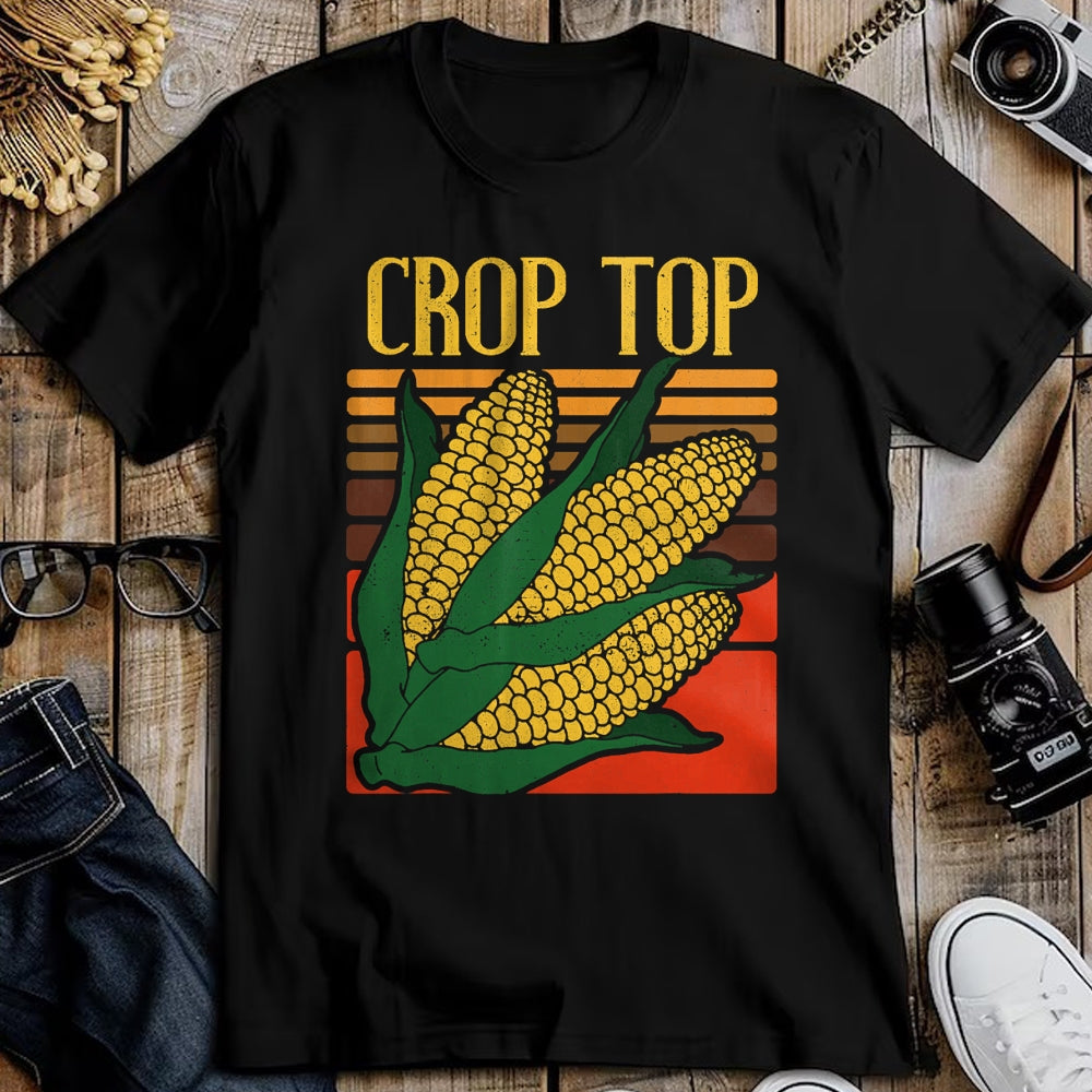 Best Farmer Life Shirt, Funny Farmer UnisexT-Shirt/Hoodie/Sweatshirt HLT00 - Corn Farmer Funny Crop Top Vintage Farming Humor Design T-Shirt