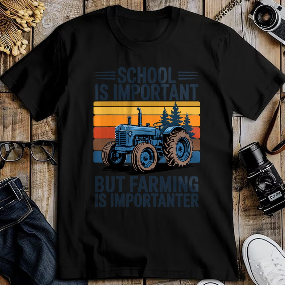 Best Farmer Life Shirt, Funny Farmer UnisexT-Shirt/Hoodie/Sweatshirt HLT00 - Farm Shirt But Farming is Importanter Farmer Tractor Farming T-Shirt