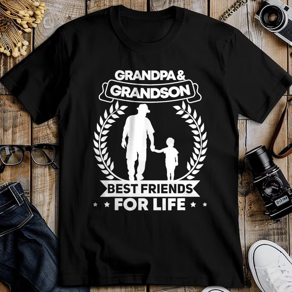 Best Grandpa Shirt, Proud Grandpa Unisex T-Shirt/Hoodie/Sweatshirt HLT00 - Grandpa and Grandson Matching Grandfather and Grandson T-Shirt