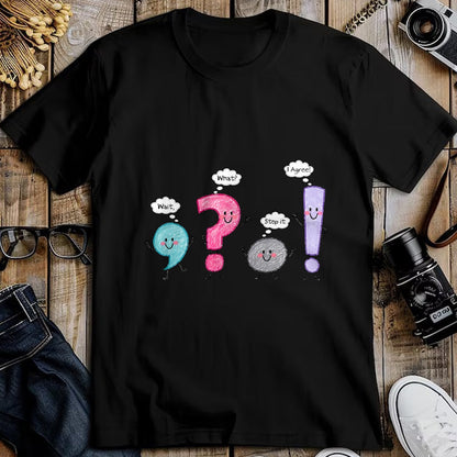 Best Teacher Shirt, Funny Teacher UnisexT-Shirt/Hoodie/Sweatshirt HLT00 - Funny Personified Punctuation Marks Grammar English Teacher T-Shirt