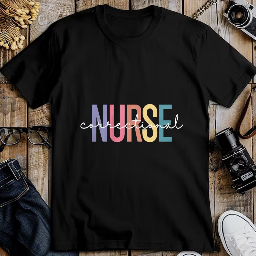 Funny Nurse Shirt, Nurse Unisex T-Shirt/Hoodie/Sweatshirt HLT00 - Correctional Nurse Forensic Nurse Corrections Nursing T-Shirt