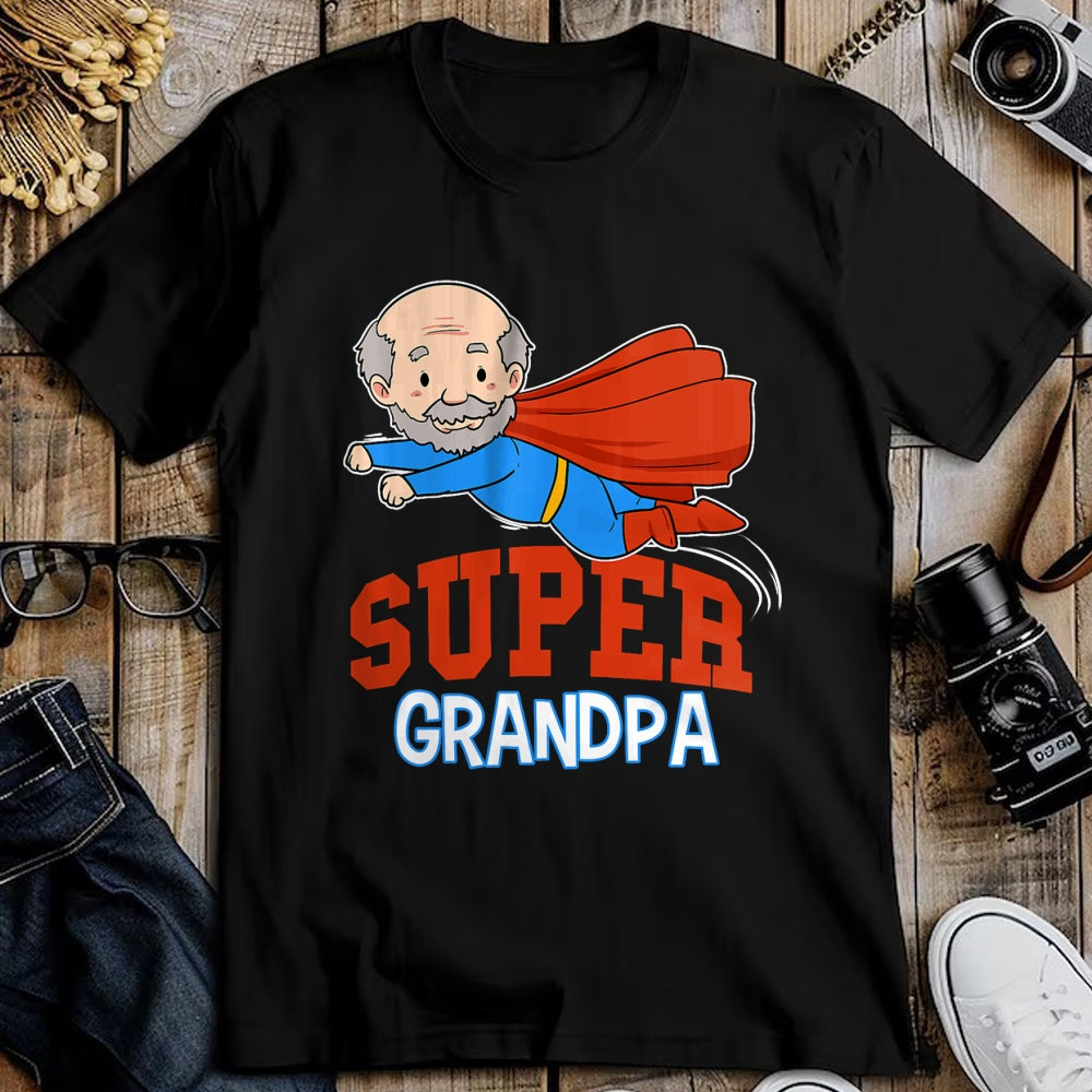 Best Grandpa Shirt, Proud Grandpa Unisex T-Shirt/Hoodie/Sweatshirt HLT00 - Super Grandpa Hero Grandpa Superhero Grandpa T-Shirt