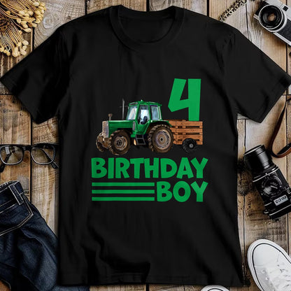 Best Farmer Life Shirt, Funny Farmer UnisexT-Shirt/Hoodie/Sweatshirt HLT00 - I'm 4 Years Old Farmer Tractor It's My 4th Birthday Boy T-Shirt