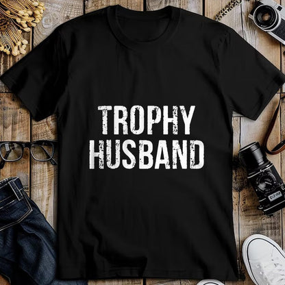 Best Wife Shirt, Wife and Husband Unisex T-Shirt/Hoodie/Sweatshirt HLT00 - Trophy Husband T-Shirt