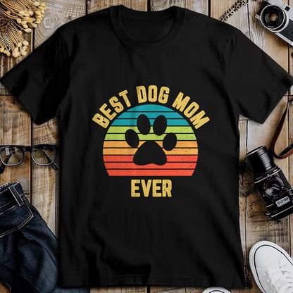 Dog Love Shirt, Dog Lover Gift T-Shirt/Hoodie/Sweatshirt HLT00 - Vintage Dog Mom Shirt Mother Loves Dogs Mama Colorful Design T-Shirt