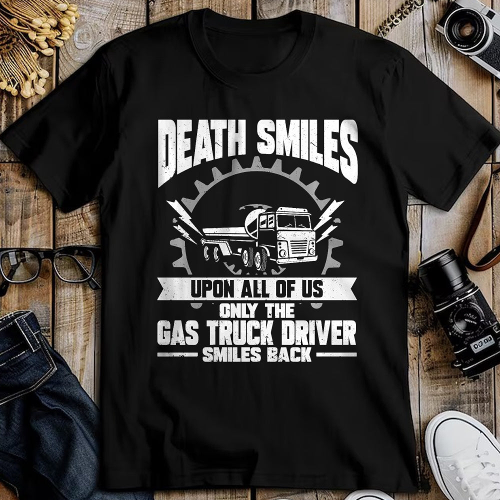Best Truck Driver Life Shirt, Funny Trucker UnisexT-Shirt/Hoodie/Sweatshirt HLT00 - Gas Trucker Tanker Gas Truck Driver Fuel Truck Driver Premium Tri-blend T-Shirt