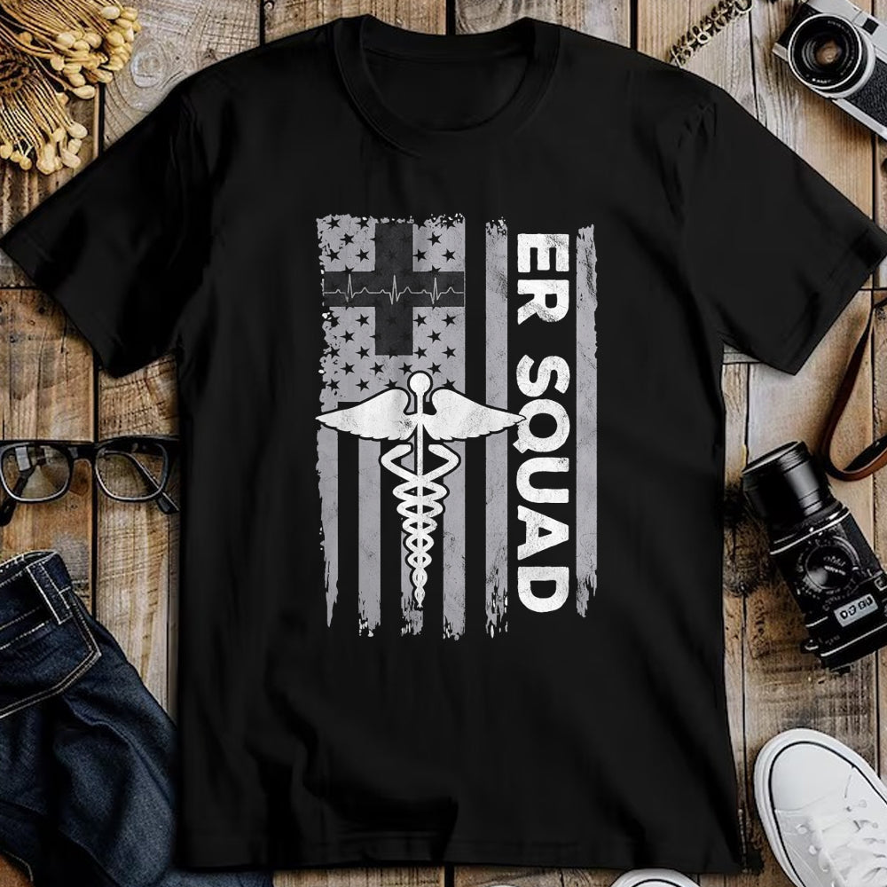 Funny Nurse Shirt, Nurse Unisex T-Shirt/Hoodie/Sweatshirt HLT00 - ER Nurse Doctor Emergency Room Hospital Squad T-Shirt