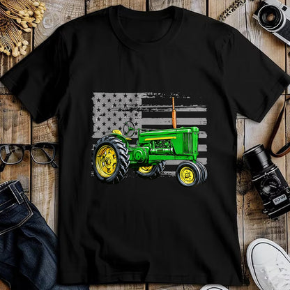 Best Farmer Life Shirt, Funny Farmer UnisexT-Shirt/Hoodie/Sweatshirt HLT00 - Patriotic Farm Tractor America US Flag American Farmer T-Shirt