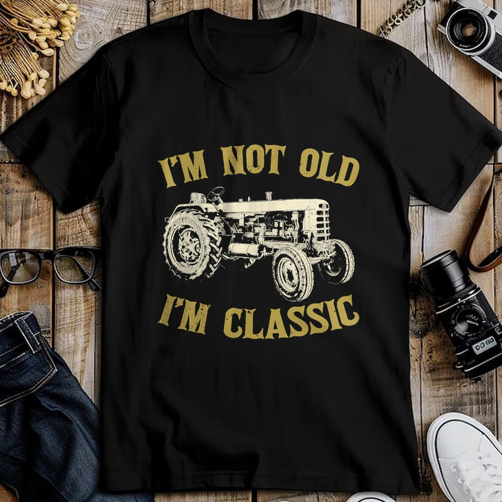 Best Farmer Life Shirt, Funny Farmer UnisexT-Shirt/Hoodie/Sweatshirt HLT00 - Vintage Tractor I'm Not Old I'm Classic Funny Tractor T-Shirt