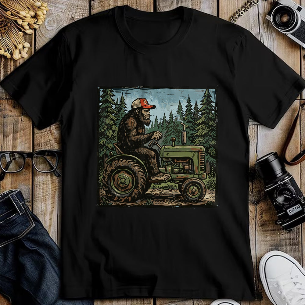 Best Farmer Life Shirt, Funny Farmer UnisexT-Shirt/Hoodie/Sweatshirt HLT00 - Bigfoot Sasquatch Tractor Funny Farm Farmer Men Women Kids T-Shirt