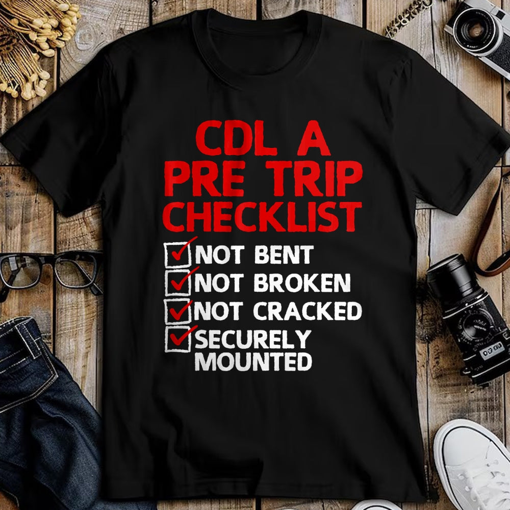 Best Truck Driver Life Shirt, Funny Trucker UnisexT-Shirt/Hoodie/Sweatshirt HLT00 - Cool CDL Trucker Art for Men Women Trucking CDL Truck Driver T-Shirt (4)