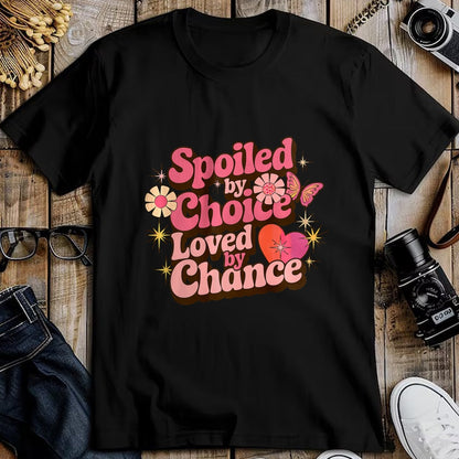 Best Wife Shirt, Wife and Husband Unisex T-Shirt/Hoodie/Sweatshirt HLT00 - Gift for wife T shirt, spoiled wife   Spoiled By Choice Loved By Chance Spoiled Wife Premium T-Shirt (1)