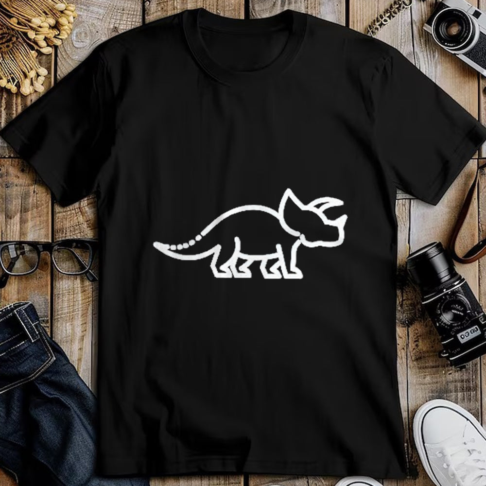 Best Dinosaur Lover Shirt, Funny Dinosaur UnisexT-Shirt/Hoodie/Sweatshirt HLT00 - Triceratops Howling to The Moon Meme Funny 90_s Dinosaur T-Shirt