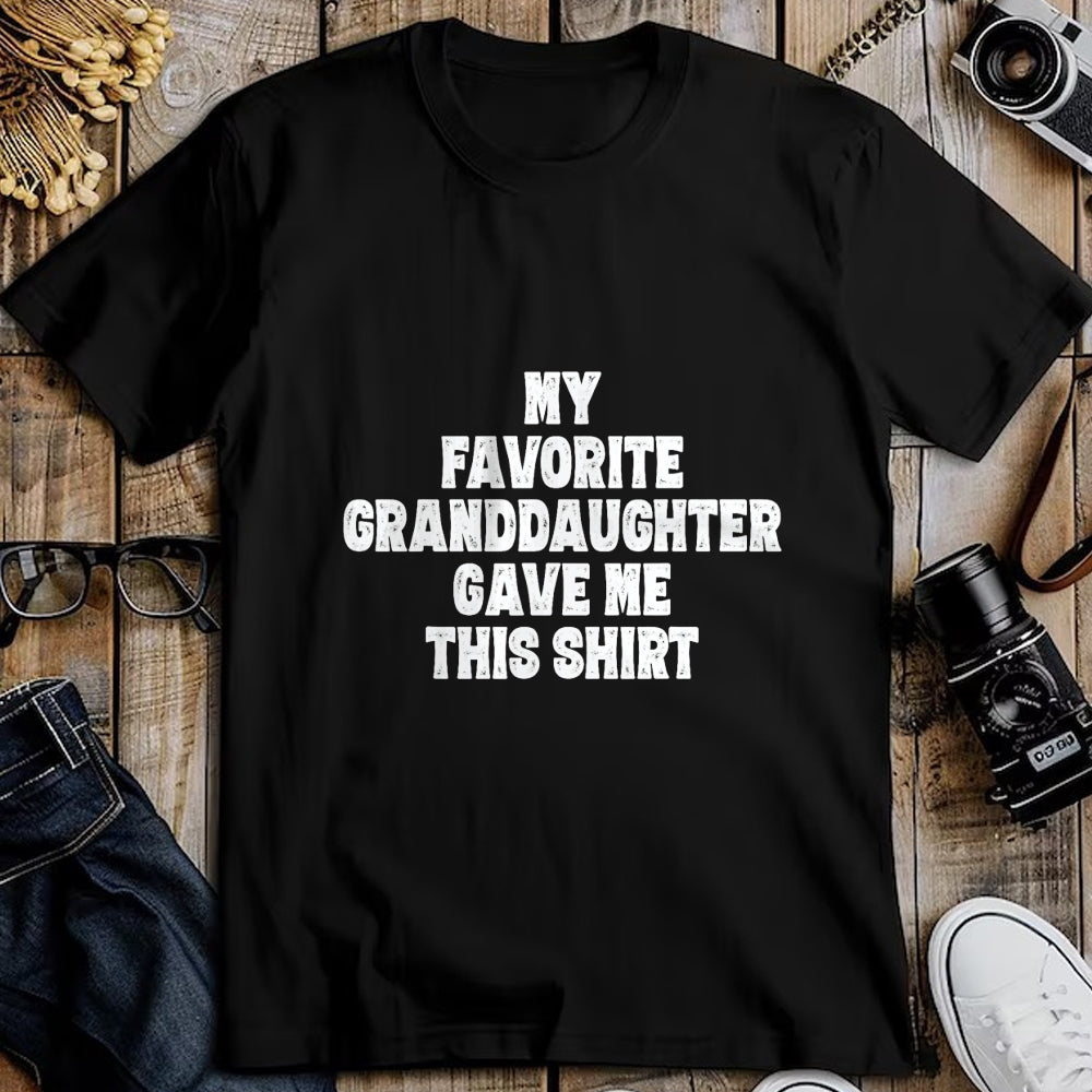 Best Grandpa Shirt, Proud Grandpa Unisex T-Shirt/Hoodie/Sweatshirt HLT00 - Grandpa and Grandma Funny Shirt from Granddaughter T-Shirt