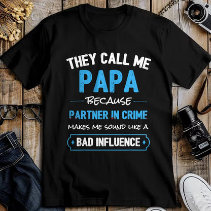 Best Grandpa Shirt, Proud Grandpa Unisex T-Shirt/Hoodie/Sweatshirt HLT00 - Funny Grandpa Papa Partner In Crime Dad T-Shirt