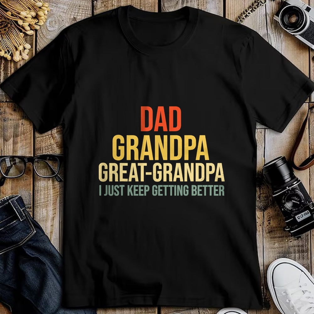 Best Grandpa Shirt, Proud Grandpa Unisex T-Shirt/Hoodie/Sweatshirt HLT00 - Funny Great Grandpa for Fathers Day T-Shirt (1)