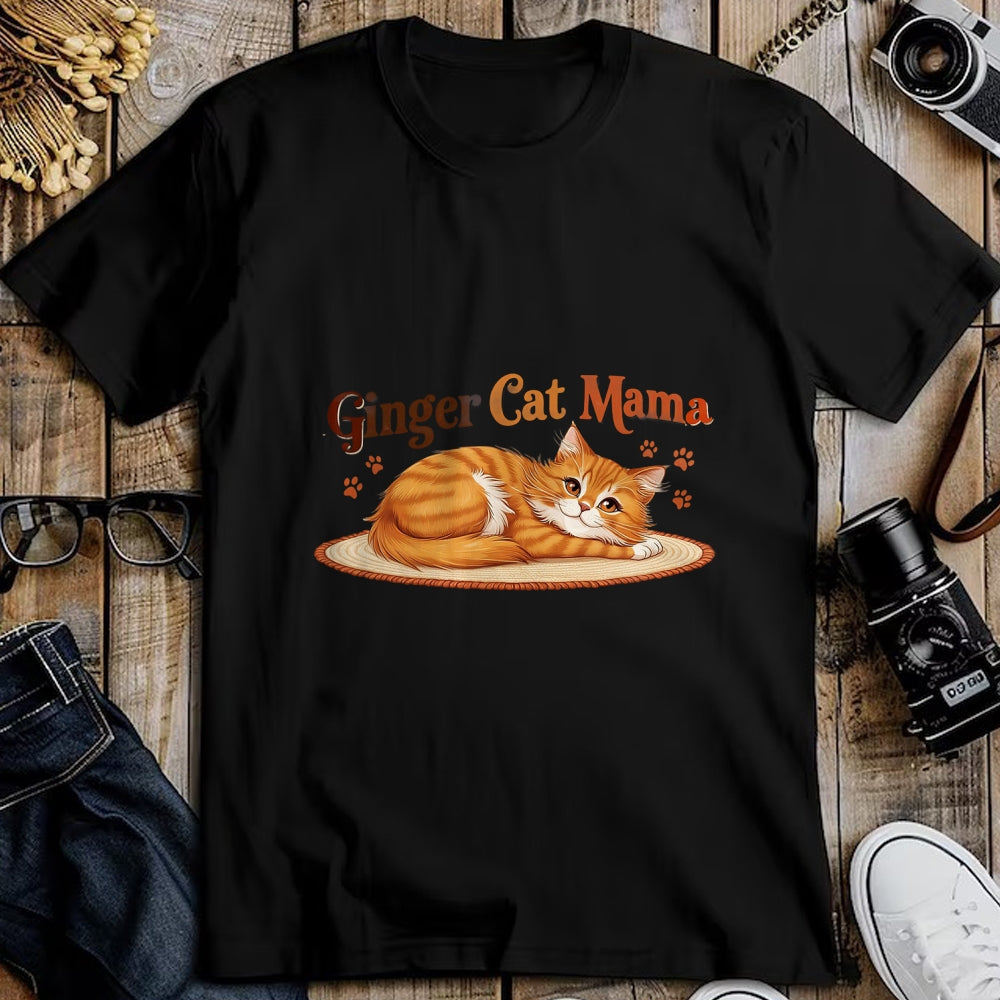 Cat Love Shirt, Funny Cat Lover Gift UnisexT-Shirt/Hoodie/Sweatshirt HLT00 - Ginger Cat Mama Ginger Mom lover Funny Gifts Cat Dad Cat Mom T-Shirt