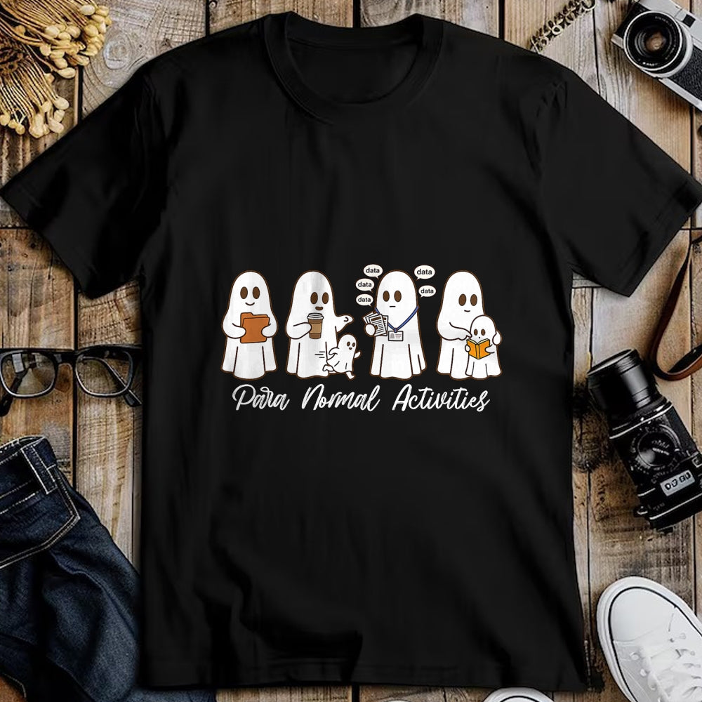 Best Teacher Shirt, Funny Teacher UnisexT-Shirt/Hoodie/Sweatshirt HLT00 - para Normal Activities SPED Teachers Ghost Fall Halloween T-Shirt (1)