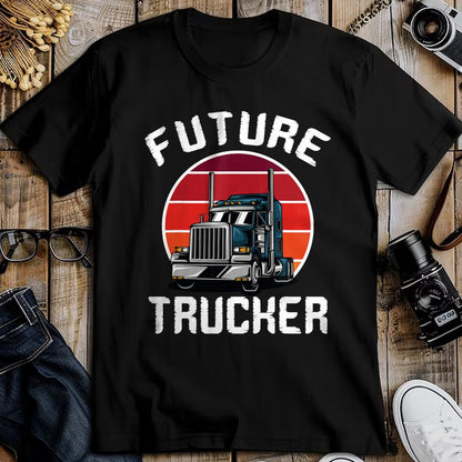 Best Truck Driver Life Shirt, Funny Trucker UnisexT-Shirt/Hoodie/Sweatshirt HLT00 - Future Trucker Truck Driver Semi Kids Son Daughter Clothing T-Shirt