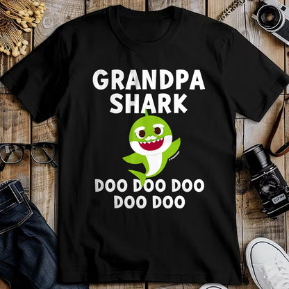 Best Grandpa Shirt, Proud Grandpa Unisex T-Shirt/Hoodie/Sweatshirt HLT00 - Pinkfong Grandpa Shark Official T-shirt T-Shirt (1)