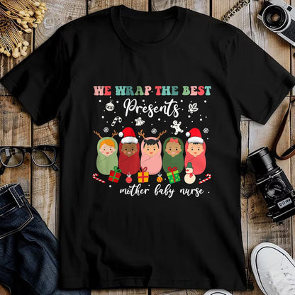 Funny Nurse Shirt, Nurse Unisex T-Shirt/Hoodie/Sweatshirt HLT00 - Mother Baby Nurse Christmas Mom Baby Nursing Groovy T-Shirt (2) (Copy)