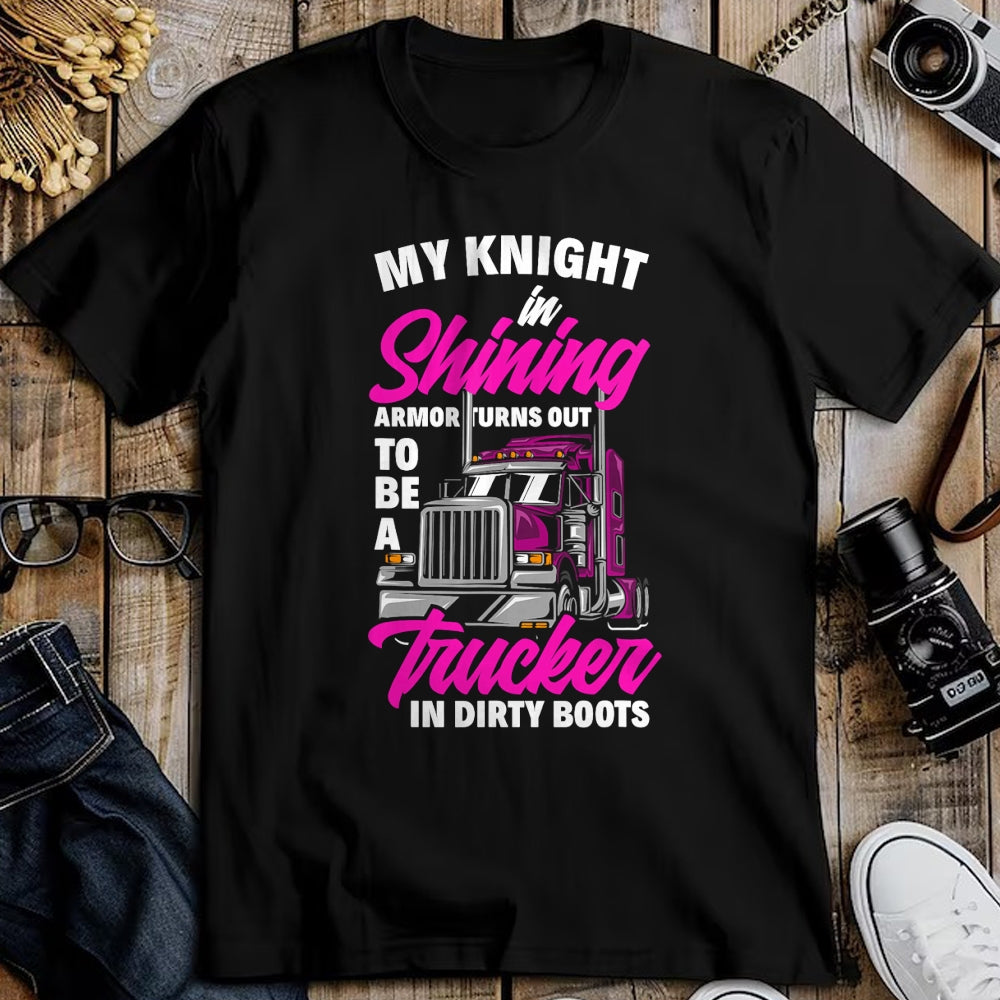 Best Truck Driver Life Shirt, Funny Trucker UnisexT-Shirt/Hoodie/Sweatshirt HLT00 - Funny Truck Driver Trucker Girlfriend Truckers Wife T-Shirt
