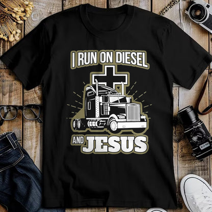 Best Truck Driver Life Shirt, Funny Trucker UnisexT-Shirt/Hoodie/Sweatshirt HLT00 - Jesus Truck Driver Christian Trucker T-Shirt, Men, Black, 3X-Large