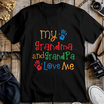 Best Grandpa Shirt, Proud Grandpa Unisex T-Shirt/Hoodie/Sweatshirt HLT00 - Grandma And Grandpa Love Me T-shirt Grandchild Tee T-Shirt