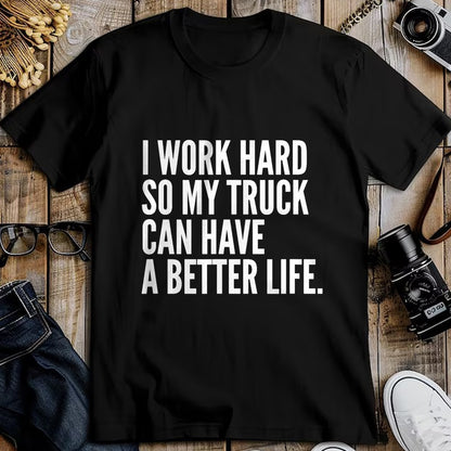 Best Truck Driver Life Shirt, Funny Trucker UnisexT-Shirt/Hoodie/Sweatshirt HLT00 - Funny Truck Owner Gift  Pickup Truck Driver Enthusiast T-Shirt