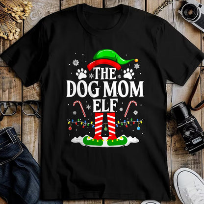 Dog Love Shirt, Dog Lover Gift T-Shirt/Hoodie/Sweatshirt HLT00 - The Dog Mom Elf Xmas Funny Dogs lover Christmas Dog Mom T-Shirt