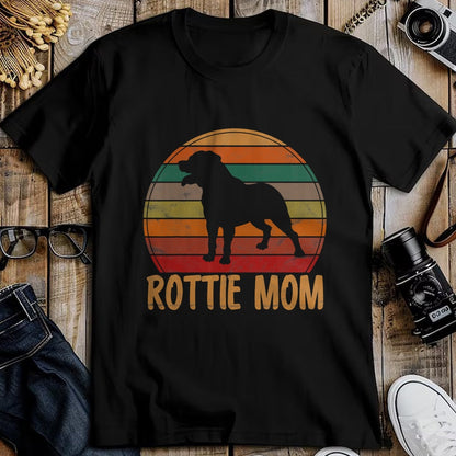 Dog Love Shirt, Dog Lover Gift T-Shirt/Hoodie/Sweatshirt HLT00 - Retro Rottweiler Mom Gift Rott Dog Mother Pet Rottie Mama T-Shirt