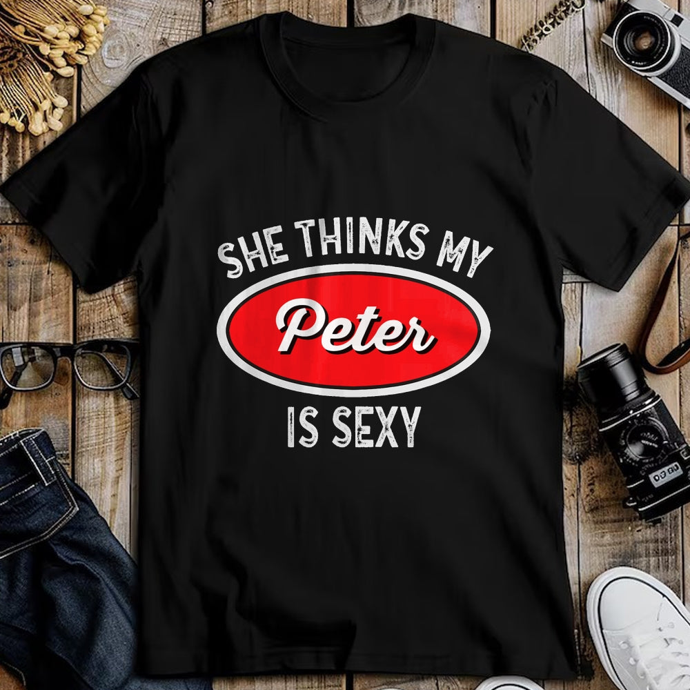 Best Truck Driver Life Shirt, Funny Trucker UnisexT-Shirt/Hoodie/Sweatshirt HLT00 - Funny Truck Driver T-Shirt - She Thinks My Peter is Sexy T-Shirt