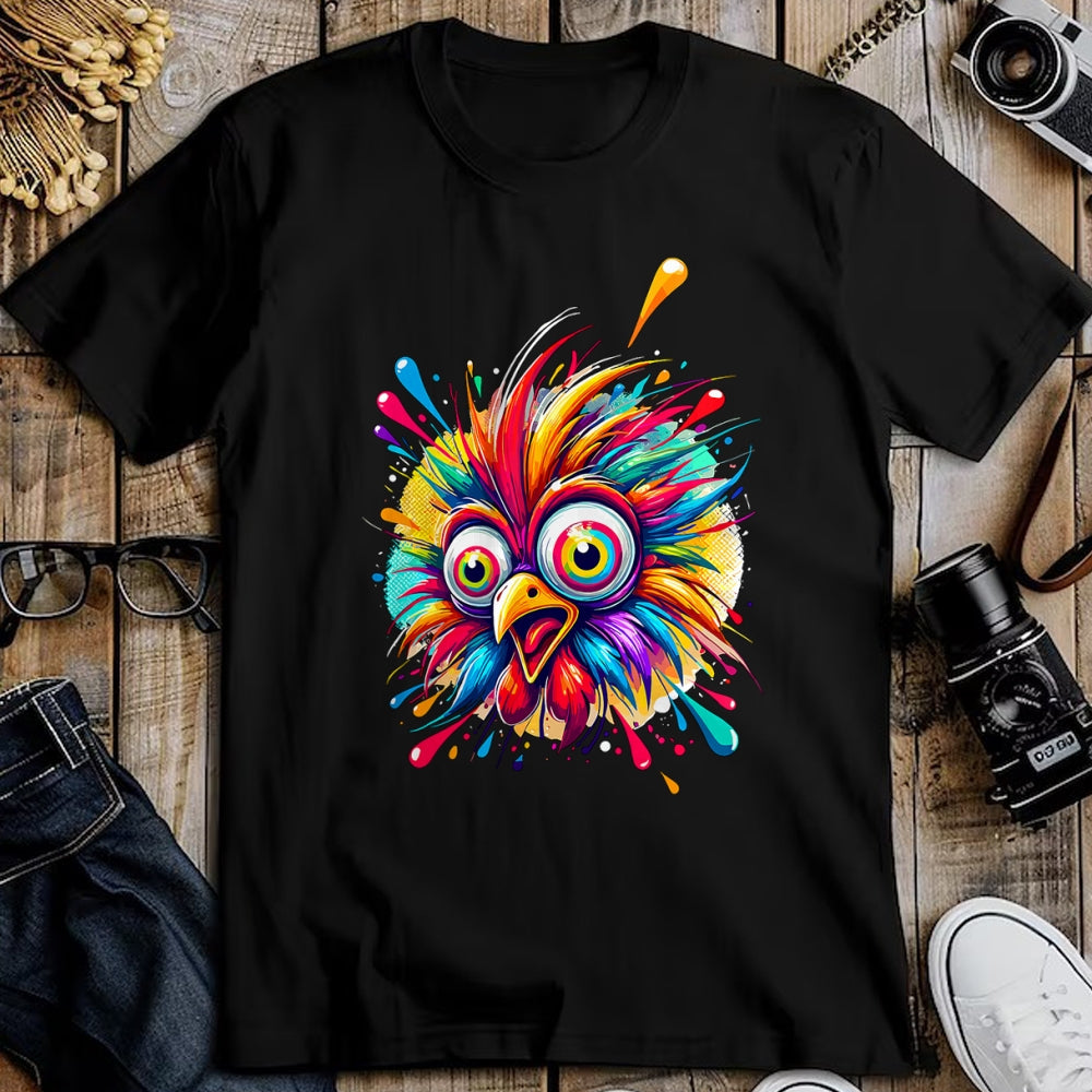 Best Farmer Life Shirt, Funny Farmer UnisexT-Shirt/Hoodie/Sweatshirt HLT00 -Colorful Crazy Chicken Farmer T-Shirt