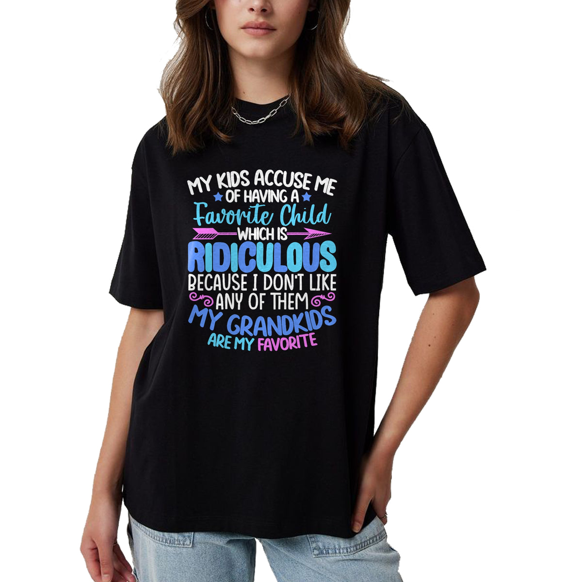 Best Grandpa Shirt, Proud Grandpa Unisex T-Shirt/Hoodie/Sweatshirt HLT00 - My Grandkids Are Favorite Funny Family Grandpa Grandma T-Shirt