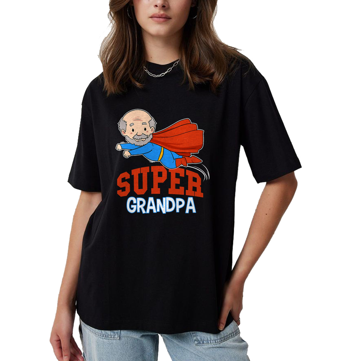 Best Grandpa Shirt, Proud Grandpa Unisex T-Shirt/Hoodie/Sweatshirt HLT00 - Super Grandpa Hero Grandpa Superhero Grandpa T-Shirt