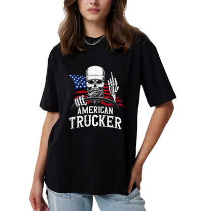 Best Truck Driver Life Shirt, Funny Trucker UnisexT-Shirt/Hoodie/Sweatshirt HLT00 - American Trucker for Patriotic Truck Driver T-Shirt