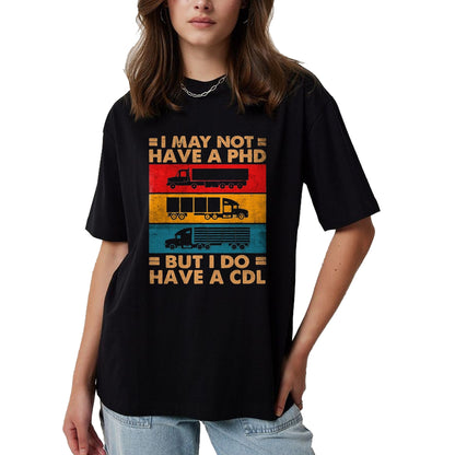 Best Truck Driver Life Shirt, Funny Trucker UnisexT-Shirt/Hoodie/Sweatshirt HLT00 - Funny Trucker Art for Men Women Truck Driver Trucking Retro T-Shirt, Men, Black, X-Large