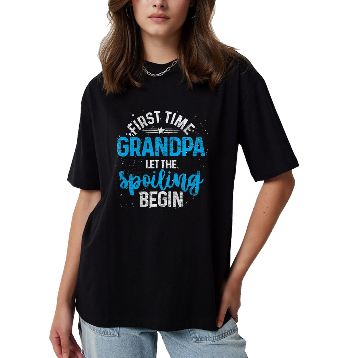 Best Grandpa Shirt, Proud Grandpa Unisex T-Shirt/Hoodie/Sweatshirt HLT00 - First Time Grandpa Let The Spoiling Begin Future Grandpa T-Shirt