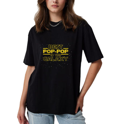 Best Grandpa Shirt, Proud Grandpa Unisex T-Shirt/Hoodie/Sweatshirt HLT00 - Grandpa Pop-Pop Shirt Gift, Best Pop-Pop in the Galaxy T-Shirt