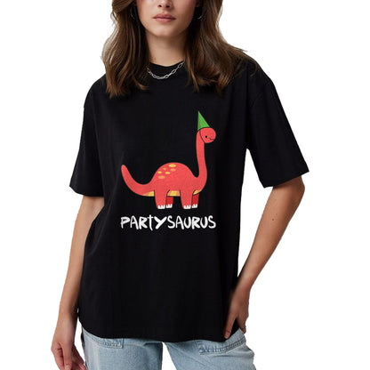 Best Dinosaur Lover Shirt, Funny Dinosaur UnisexT-Shirt/Hoodie/Sweatshirt HLT00 - Partysaurus dinosaur with party hat will party celebrations T-Shirt