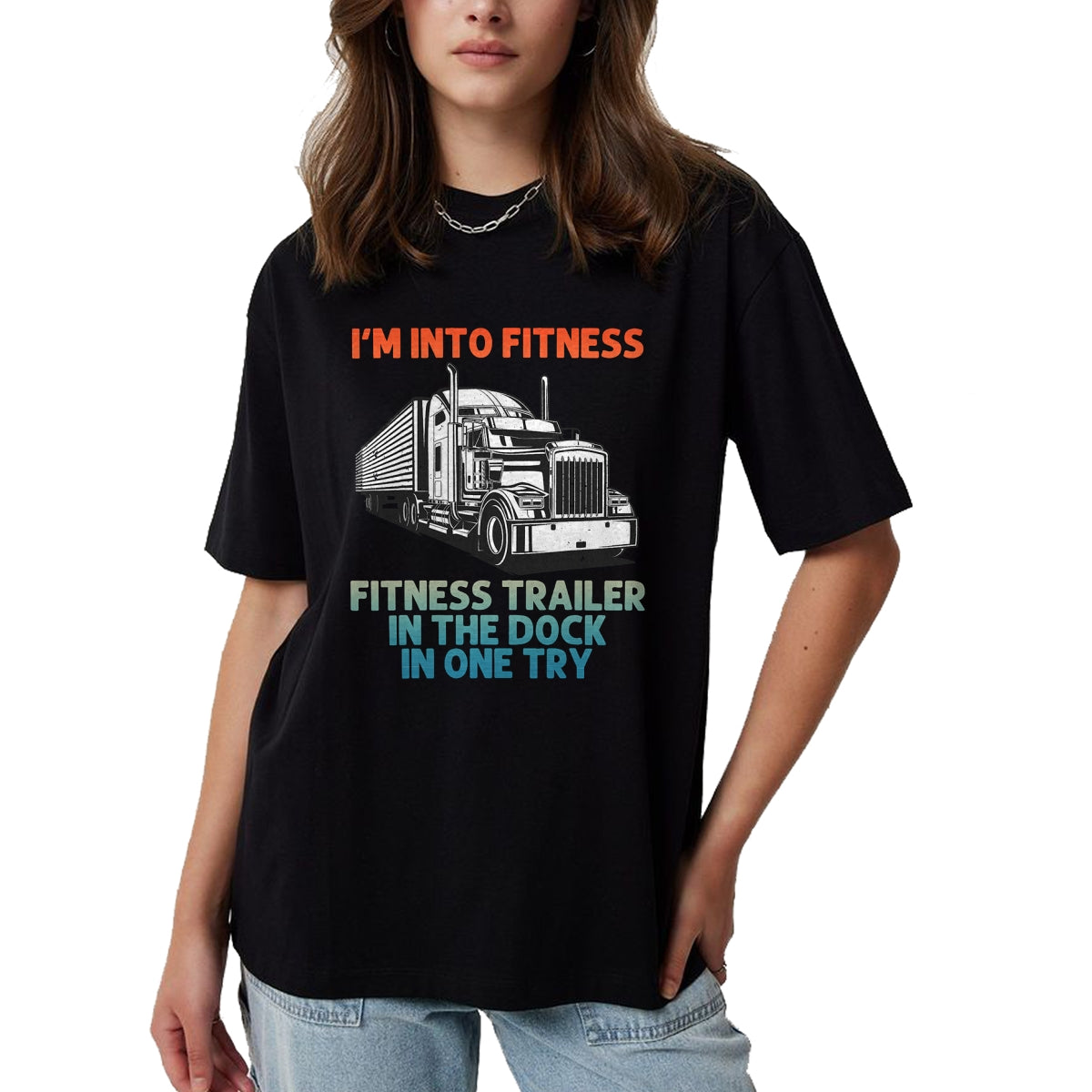 Best Truck Driver Life Shirt, Funny Trucker UnisexT-Shirt/Hoodie/Sweatshirt HLT00 - Best Truck Driver Art for Men Dad Women Trucking CDL Trucker T-Shirt (3)