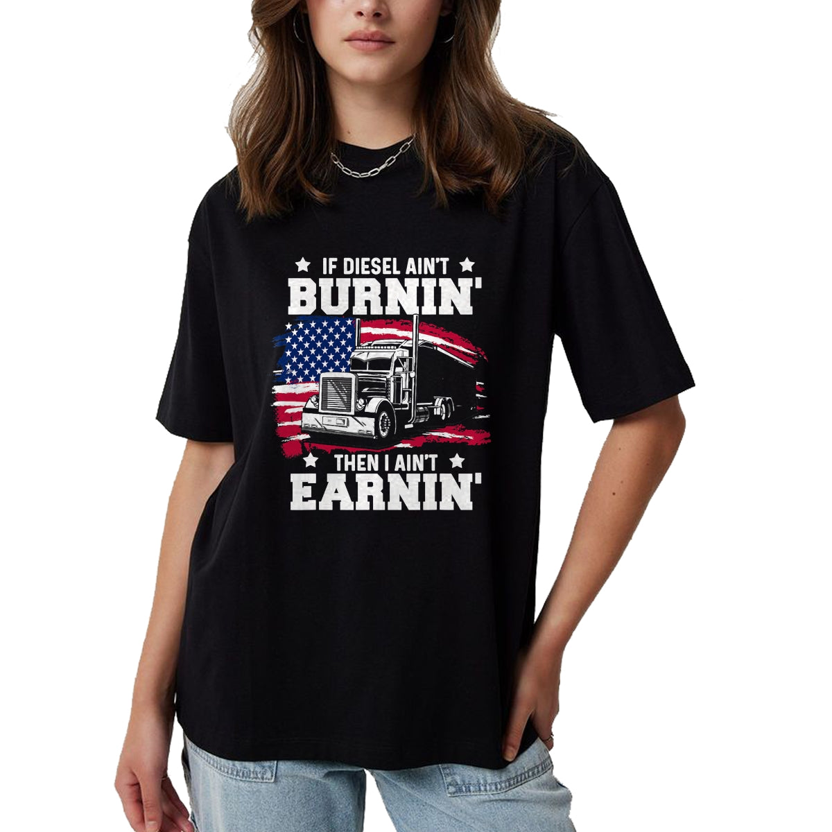 Best Truck Driver Life Shirt, Funny Trucker UnisexT-Shirt/Hoodie/Sweatshirt HLT00 - Funny Trucker Gifts Men Husband Semi Trailer Truck Driver T-Shirt (2)