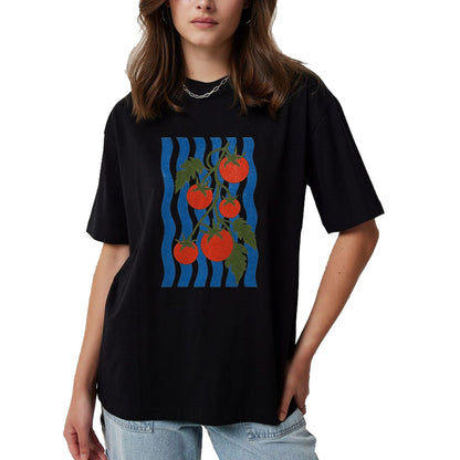 Best Farmer Life Shirt, Funny Farmer UnisexT-Shirt/Hoodie/Sweatshirt HLT00 - Retro Tomato Girl Summer Gardening Produce Farmer Market Art T-Shirt
