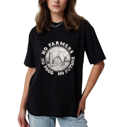 Best Farmer Life Shirt, Funny Farmer UnisexT-Shirt/Hoodie/Sweatshirt HLT00 - No Farmers No Food No Future T-Shirt Small