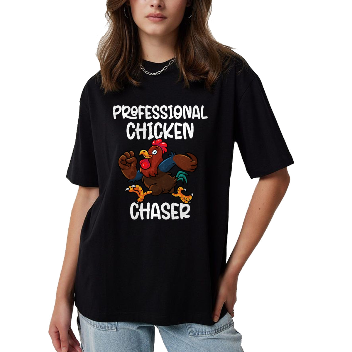 Best Farmer Life Shirt, Funny Farmer UnisexT-Shirt/Hoodie/Sweatshirt HLT00 - Professional Chicken Chaser Funny Farm Farmer Kids Running T-Shirt