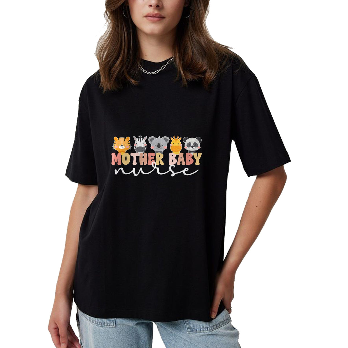Funny Nurse Shirt, Nurse Unisex T-Shirt/Hoodie/Sweatshirt HLT00 - Mother Baby Nurse Boho Postpartum Nurse Mom Baby Nurse T-Shirt