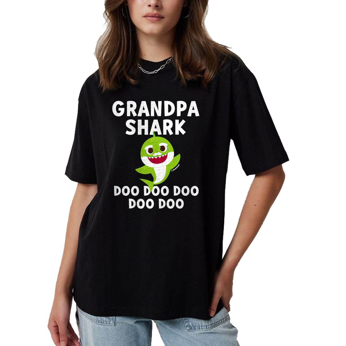 Best Grandpa Shirt, Proud Grandpa Unisex T-Shirt/Hoodie/Sweatshirt HLT00 - Pinkfong Grandpa Shark Official T-shirt T-Shirt (1)