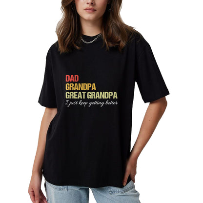 Best Grandpa Shirt, Proud Grandpa Unisex T-Shirt/Hoodie/Sweatshirt HLT00 - Fathers Day From Wife son kids Dad Grandpa Great Grandpa T-Shirt