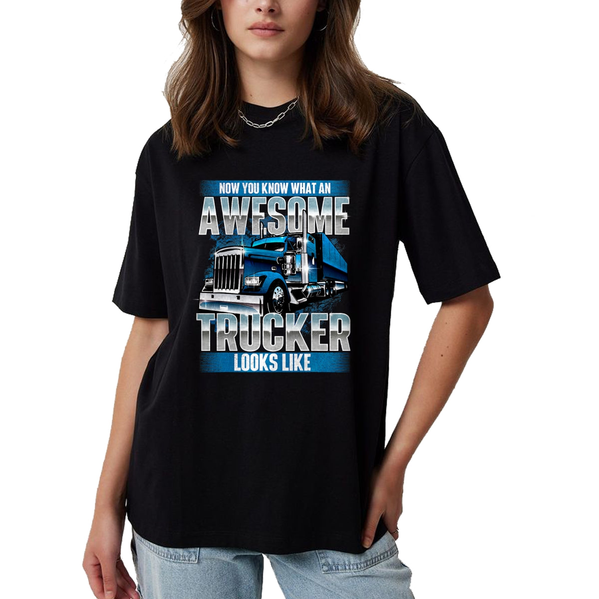 Best Truck Driver Life Shirt, Funny Trucker UnisexT-Shirt/Hoodie/Sweatshirt HLT00 - Awesome Trucker - Semi Truck Driver Trucking Big Rig Trucker T-Shirt